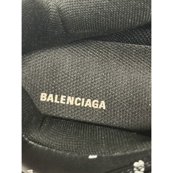 Balenciaga All Over Triple S Black Logo Lace Low Top Sneakers Men’s Us 10 EU 43 main image 14